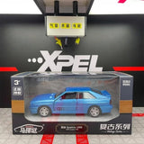 [TOY] 1:36 Audi 1980 Quattro blauw modelauto Die-Cast
