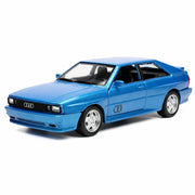 Audi 1980 Quattro Blau 1:36 – Druckguss-Modellauto für die Vitrine