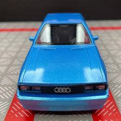 [TOY] 1:36 Audi 1980 Quattro bleu voiture miniature Die-Cast