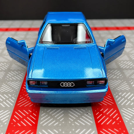 [TOY] 1:36 Audi 1980 Quattro Blue Model Car Die-Cast