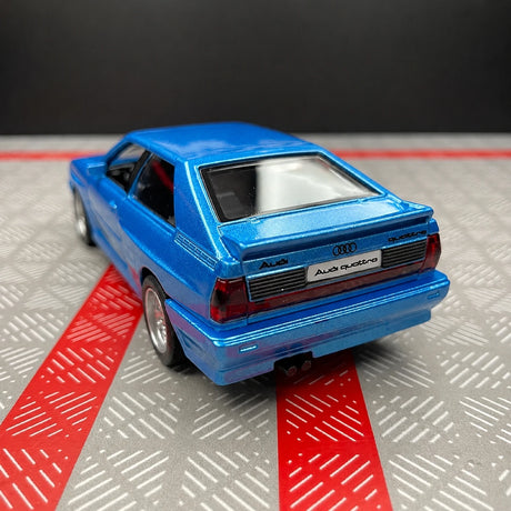[TOY] 1:36 Audi 1980 Quattro Blue Model Car Die-Cast