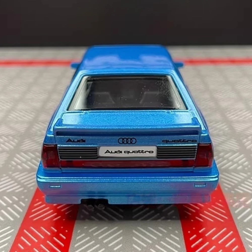 [TOY] 1:36 Audi 1980 Quattro bleu voiture miniature Die-Cast