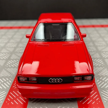 Audi 1980 كواترو ريد 1:36 – نموذج عرض مصبوب، مصبوب.