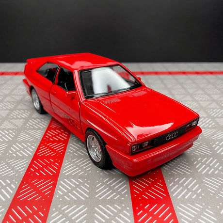 Audi 1980 كواترو ريد 1:36 – نموذج عرض مصبوب، مصبوب.