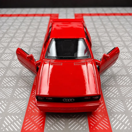 Audi 1980 كواترو ريد 1:36 – نموذج عرض مصبوب، مصبوب.