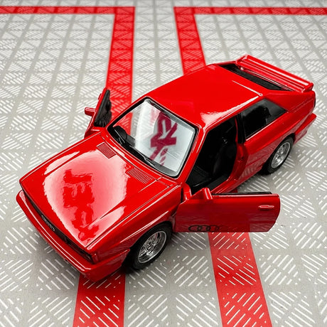 Audi 1980 كواترو ريد 1:36 – نموذج عرض مصبوب، مصبوب.