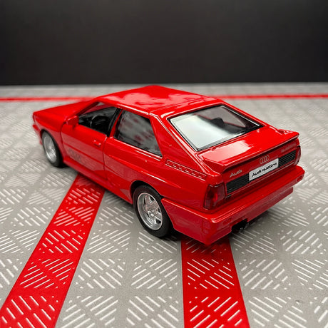 Audi 1980 كواترو ريد 1:36 – نموذج عرض مصبوب، مصبوب.