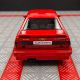 Audi 1980 كواترو ريد 1:36 – نموذج عرض مصبوب، مصبوب.