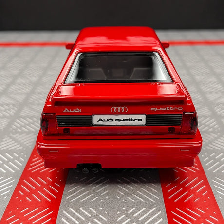 Audi 1980 كواترو ريد 1:36 – نموذج عرض مصبوب، مصبوب.