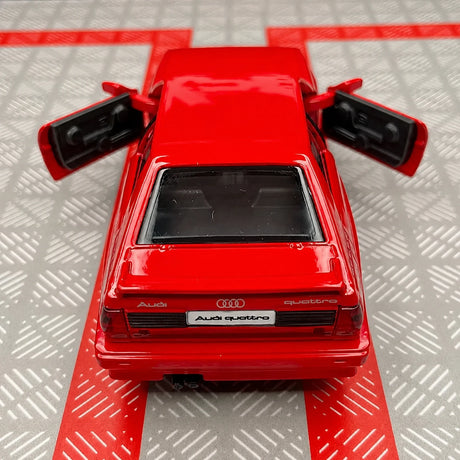 Audi 1980 كواترو ريد 1:36 – نموذج عرض مصبوب، مصبوب.