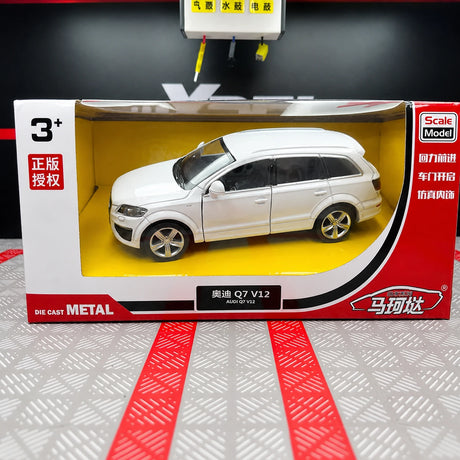 Audi 2008 Q7 TDI أبيض 1:36 – نموذج عرض معدني مصبوب