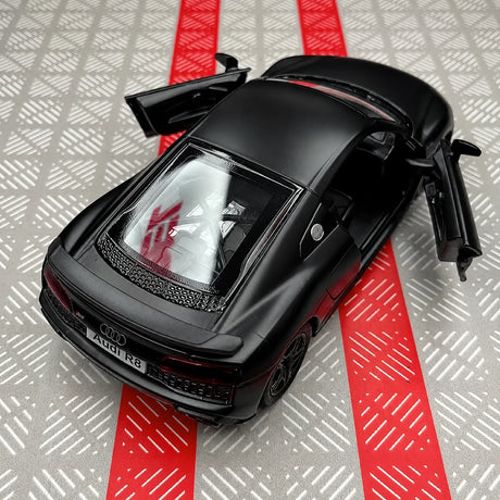 Audi 2016 R8 أسود 1:36 – نموذج عرض معدني مصبوب