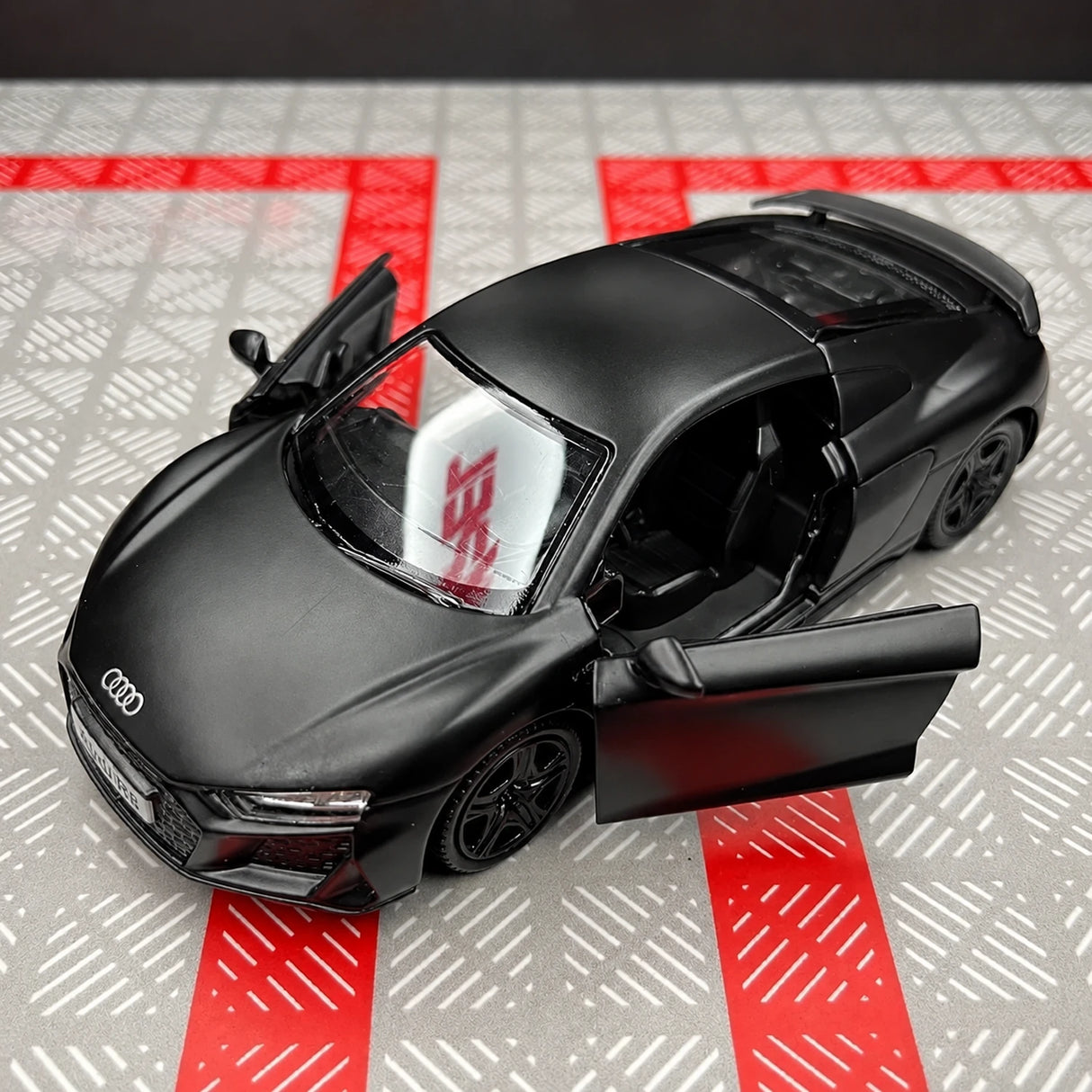 Audi 2016 R8 أسود 1:36 – نموذج عرض معدني مصبوب