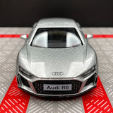 Audi 2016 R8 فضي 1:36 – نموذج عرض معدني مصبوب