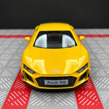 Audi 2016 R8 أصفر 1:36 – نموذج عرض معدني مصبوب