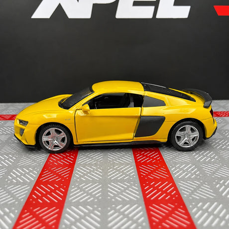 Audi 2016 R8 أصفر 1:36 – نموذج عرض معدني مصبوب