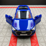 Audi 2018 Q8 أزرق 1:36 – نموذج عرض معدني مصبوب