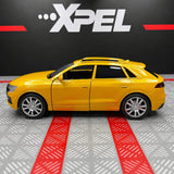 Audi 2018 Q8 أصفر 1:36 – نموذج عرض معدني مصبوب