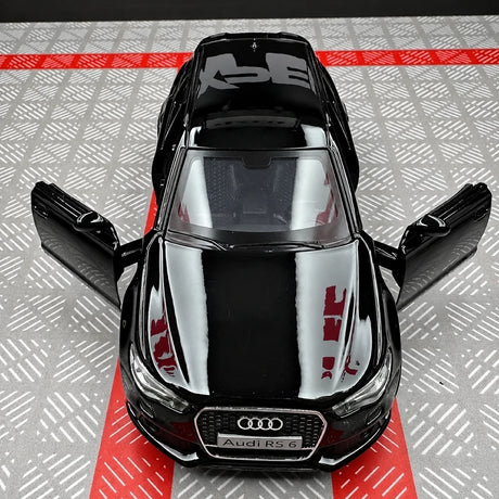 [TOY] 1:36 Audi 2019 RS6 Black Model Car Die-Cast