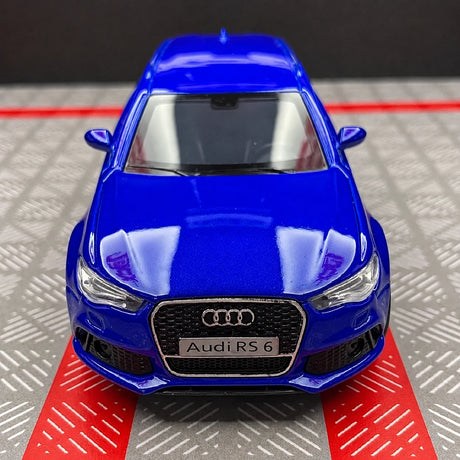 [TOY] 1:36 Audi 2019 RS6 Blue Model Car Die-Cast