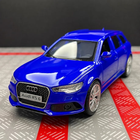 [TOY] 1:36 Audi 2019 RS6 Blue Model Car Die-Cast