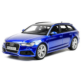 Audi 2019 RS6 أزرق 1:36 – نموذج عرض معدني مصبوب