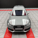 Audi 2019 RS6 فضي 1:36 – نموذج عرض معدني مصبوب