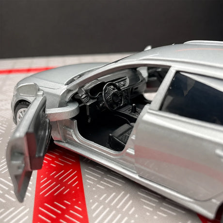 [TOY] 1:36 Audi 2019 RS6 Silver Model Car Die-Cast