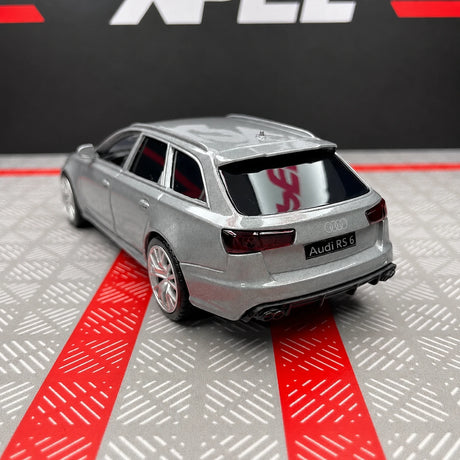 [TOY] 1:36 Audi 2019 RS6 Silver Model Car Die-Cast