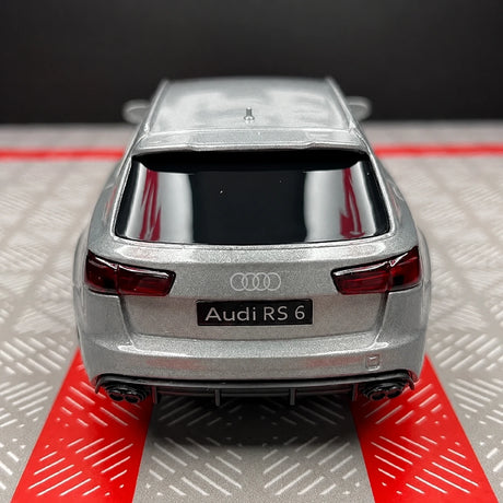 [TOY] 1:36 Audi 2019 RS6 Silver Model Car Die-Cast