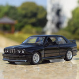 [TOY] 1:36 BMW 1988 M3 E30 nero modellino di auto Die-Cast