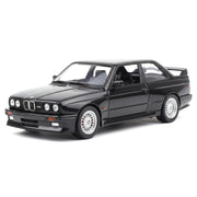 BMW 1988 M3 E30 الأسود 1:36 – مجسم سيارة معدني للعرض