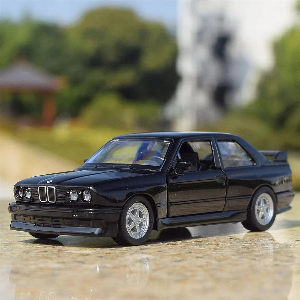 [TOY] 1:36 BMW 1988 M3 E30 Black Model Car Die-Cast