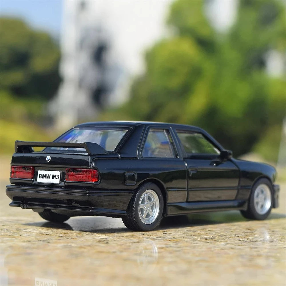 [TOY] 1:36 BMW 1988 M3 E30 Black Model Car Die-Cast