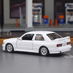 [TOY] 1:36 BMW 1988 M3 E30 White Model Car Die-Cast