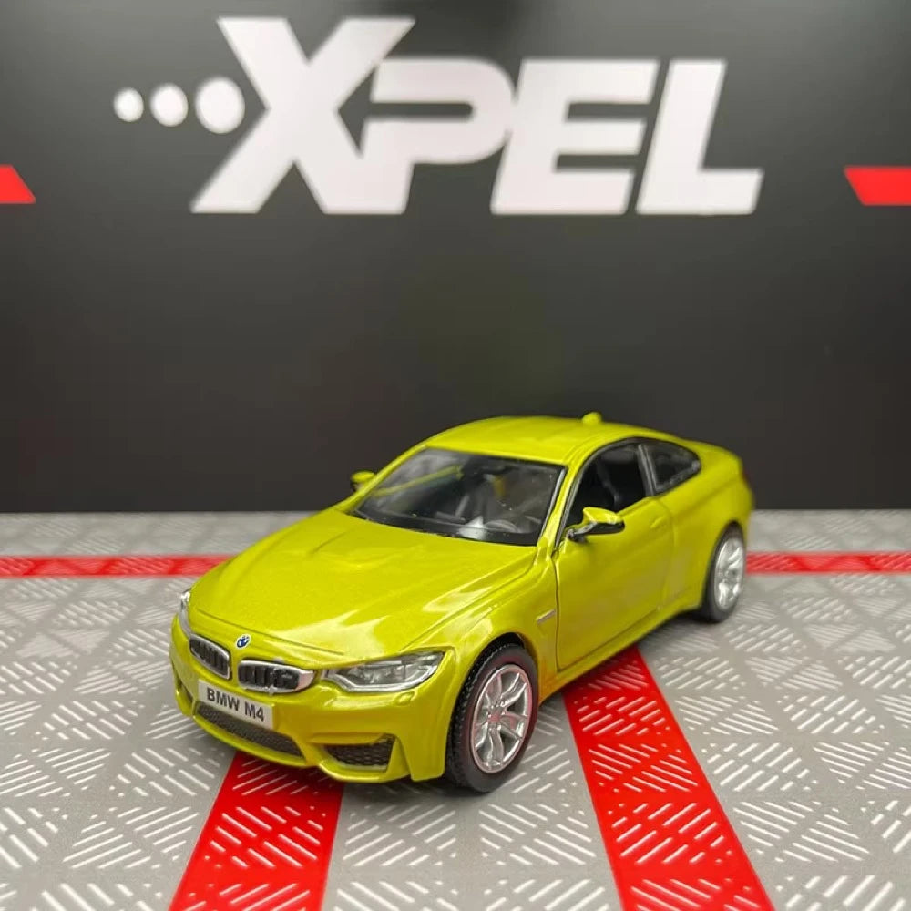 [TOY] 1:36 BMW 2014 F82 M4 Green Model Car Die-Cast
