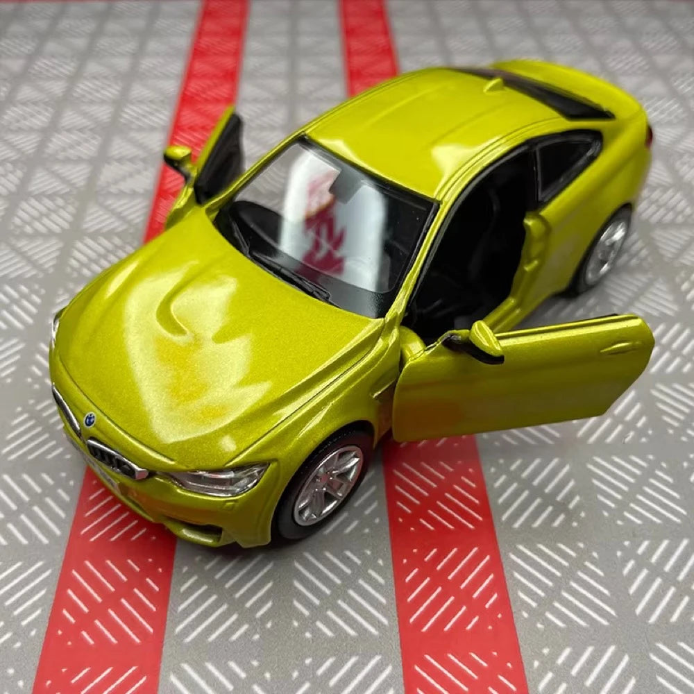 [TOY] 1:36 BMW 2014 F82 M4 Green Model Car Die-Cast