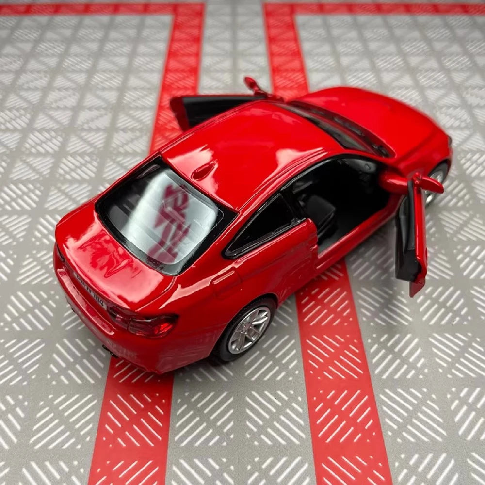 [TOY] 1:36 BMW 2014 F82 M4 Red Model Car Die-Cast
