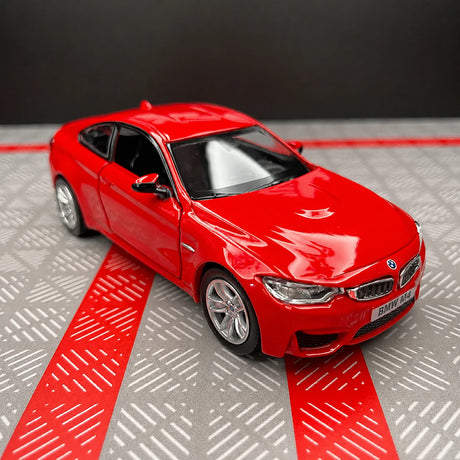 BMW 2014 F82 M4 أحمر 1:36 – نموذج عرض معدني مصبوب