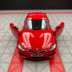 [TOY] 1:36 BMW 2014 F82 M4 Red Model Car Die-Cast