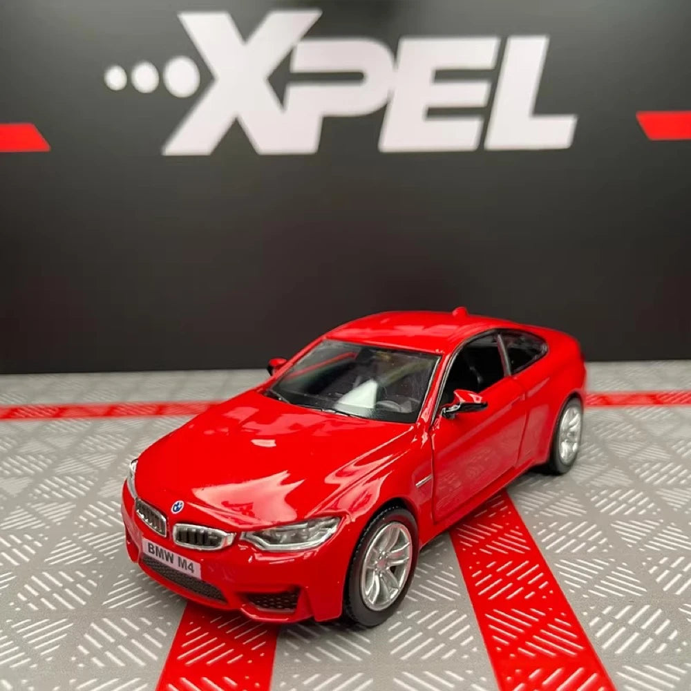 [TOY] 1:36 BMW 2014 F82 M4 Red Model Car Die-Cast