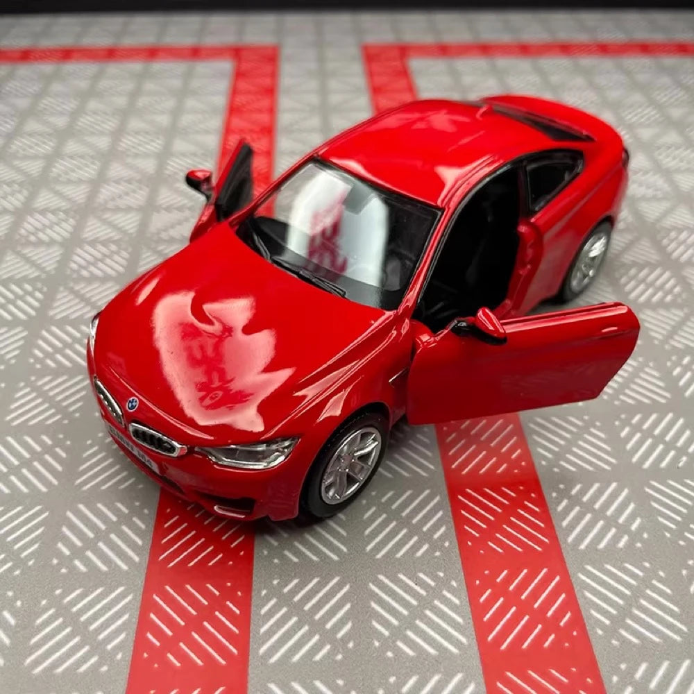 [TOY] 1:36 BMW 2014 F82 M4 Red Model Car Die-Cast
