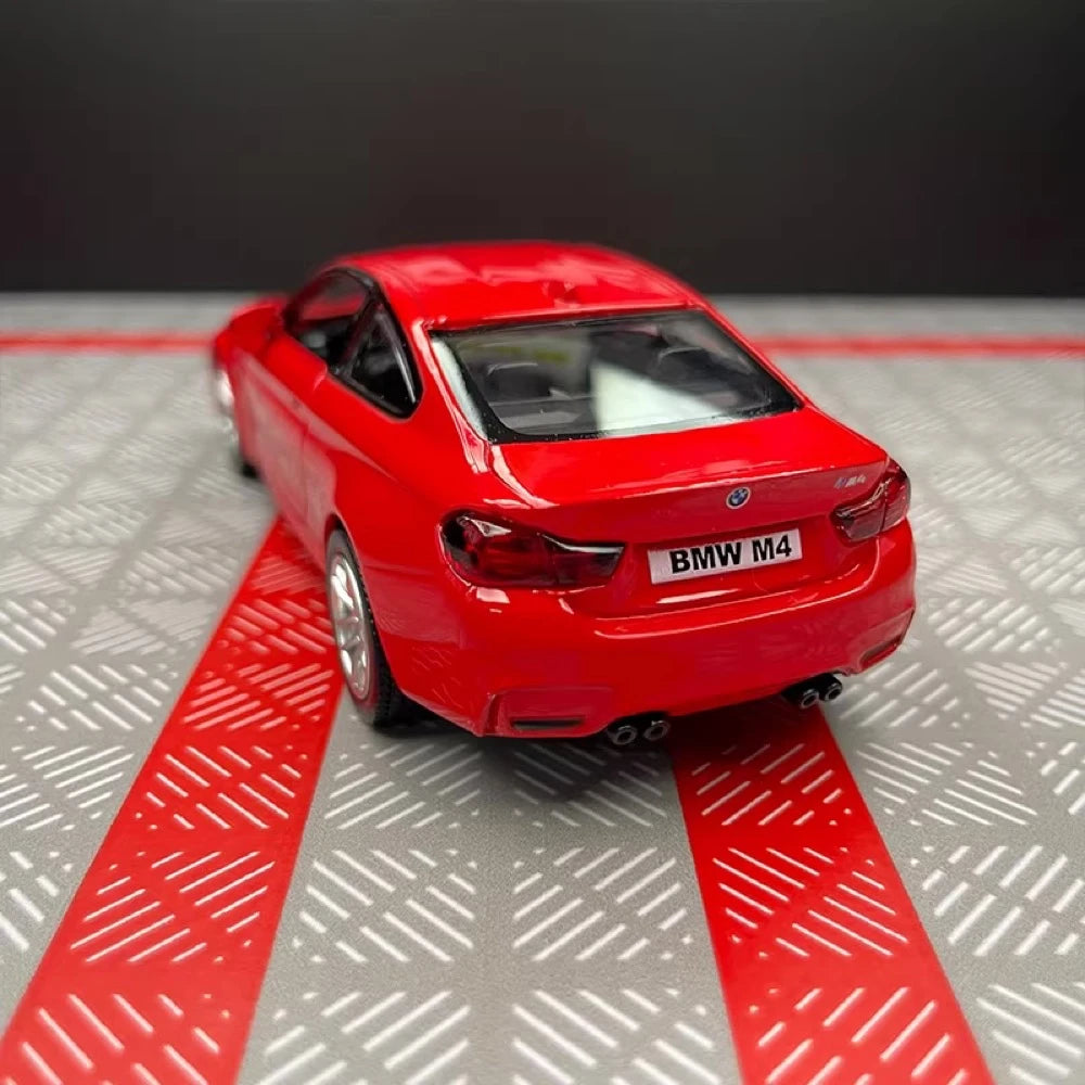 [TOY] 1:36 BMW 2014 F82 M4 Red Model Car Die-Cast