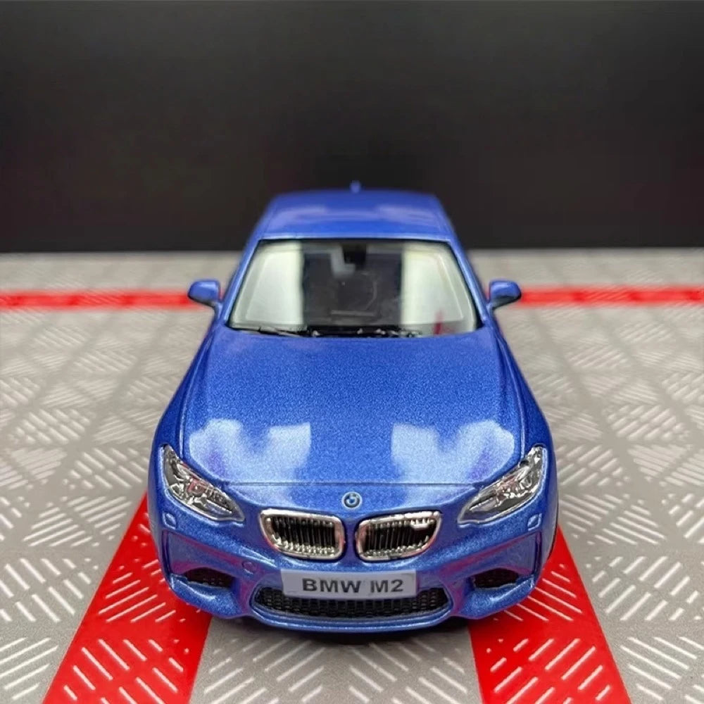 [TOY] 1:36 BMW 2016 F87 M2 Blue Model Car Die-Cast