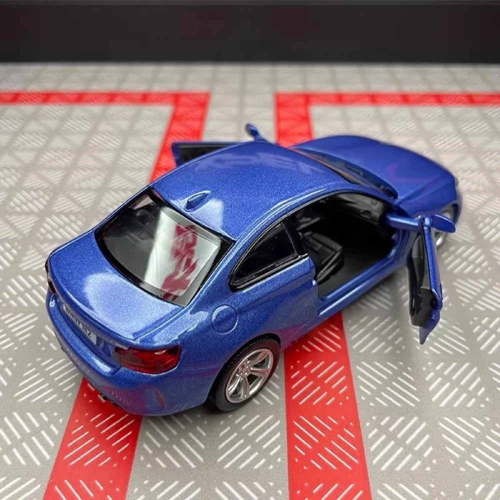 [TOY] 1:36 BMW 2016 F87 M2 Blue Model Car Die-Cast