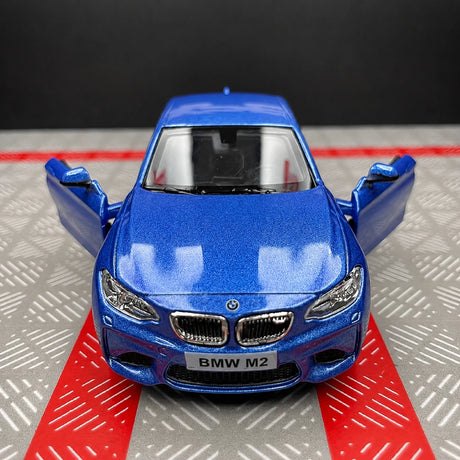 BMW 2016 F87 M2 Blue 1:36 – Modello Pressofuso per esposizione pressofusa