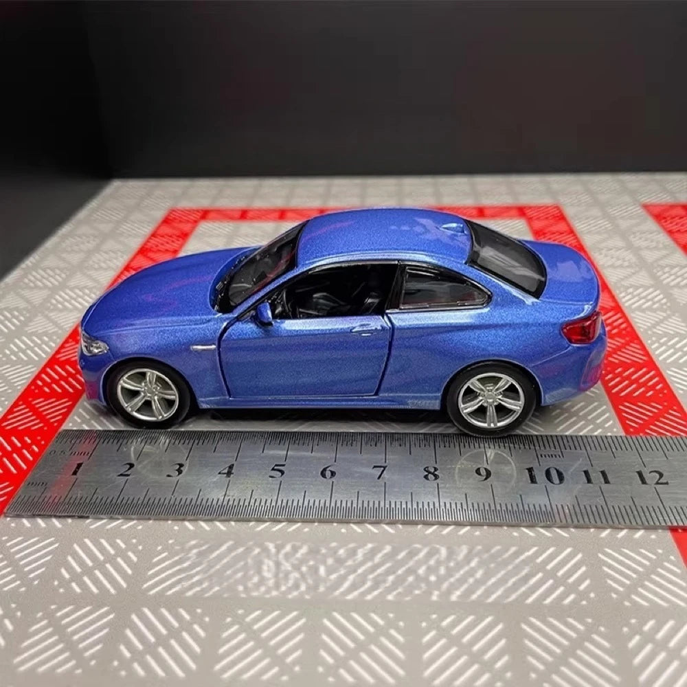 [TOY] 1:36 BMW 2016 F87 M2 Blue Model Car Die-Cast
