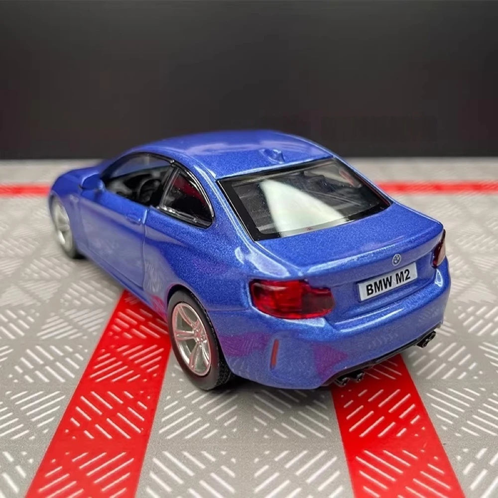 [TOY] 1:36 BMW 2016 F87 M2 Blue Model Car Die-Cast