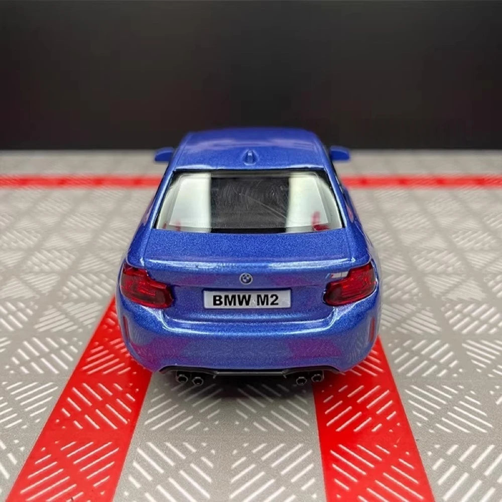 [TOY] 1:36 BMW 2016 F87 M2 Blue Model Car Die-Cast