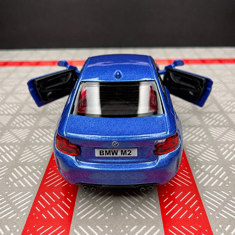BMW 2016 F87 M2 Blue 1:36 – Modello Pressofuso per esposizione pressofusa